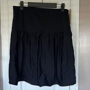Plus size Black swim Skirt